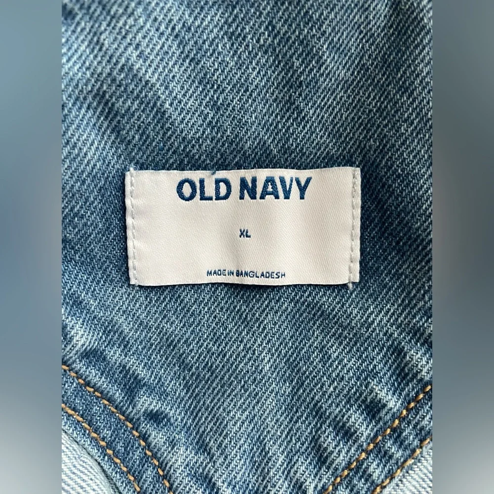 Old Navy Women Denim Blue Romper Size XL - Picture 5 of 7